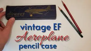 Vintage Aeroplane Pencil Case, from Eberhard Faber