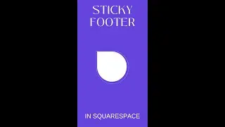 Sticky Footer on Squarespace 