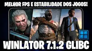 NOVO WINLATOR 7.1.2 GLIBC | MAIOR ESTABILIDADE PARA JOGOS! | JOGOS DE PC NO CELULAR