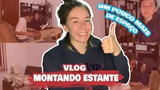 Vlog montando as estantes novas | SERÁ QUE VEM AI A SOLUÇÃO DE ESPAÇO?