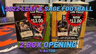 2022 Leaf & Sage Football Blaster Opening! 4 Autos!