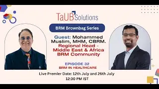 BRM Brown Bag - Episode 32 with Mohammed Muslim, Regional Head Middle East & Africa #BRM #community