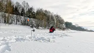 ТОЛЬКО ПЕРЕСТАВИЛ жерлицы в ТРАВУ, как СРАЗУ ЗАГАРЫ! Рыбалка  на реке, щука зимой в 2024