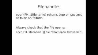 Perl part 3: Perl functions and commands