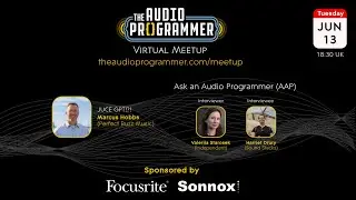 Audio Programmer Virtual Meetup - June 13th @ 