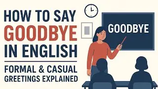 Different Ways to Say Goodbye in English | Learn Natural English Phrases