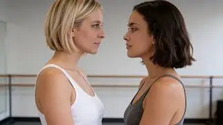 CAN I WATCH YOU - Lesbian Romance | AI Short Film