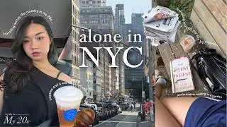 alone in New York City 🍎🚕 | café hopping, a glorious shoe hunt & brand events with new friends!