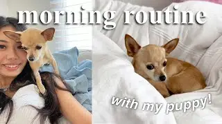 my morning routine with my puppy summer 2022