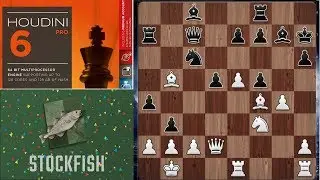 Stockfish-Houdini Заруба движков!
