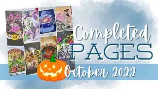 All Of My October Completed Pages and Other Crafty Goodness