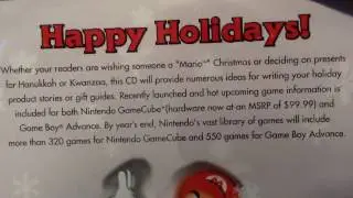 Quick look at the Nintendo Holiday Press Kit 2003