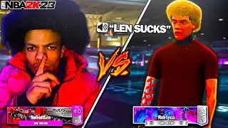 NOLIMIT LEN PLAYS AGAINST the MOST TOXIC POINT GUARD on NBA 2K23! BEST SHOT CREATOR BUILD + JUMPSHOT