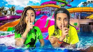 BAD SIBLINGS SKIP THE 1ST DAY OF SCHOOL FOR THE WATER PARK, THEY LEARN THEIR LESSON