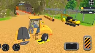 Train Track Builder Simulator - Mode Track Level 1 - City  Construction JCB Game 3D