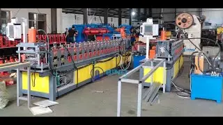 Angle post making machine key holes CANGZHOU BINO