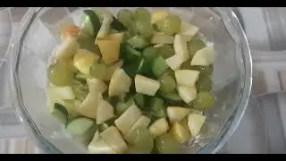 cream salad / vegetables cream salad / vegetable fruit salad