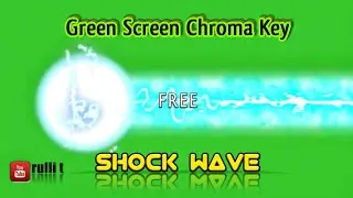 Green Screen - SHOCK WAVE animation 🔊