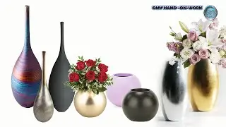 3 Easy Ways To Make Vases Using Cement || White Cement Craft Ideas || DIY Project