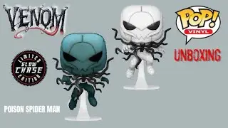 Venom Poison Spider Man Glow In The Dark Chase Funko Pop! Vinyl Marvel Limited Edition Exclusive