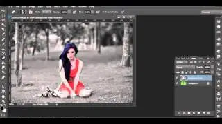 Cara mengedit foto di photoshop efek selective color