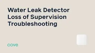Water Leak Detector Loss of Supervision Troubleshooting
