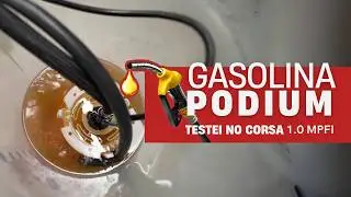 TESTE: Gasolina PODIUM em carro 1.0 vale a pena? Alta PRM Ft. Motorhaus Performance