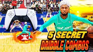 TOP 5 SECRET DRIBBLE COMBOS COMP GUARDS USE TO GET OPEN in NBA2K23! COMBO/DRIBBLE TUTORIAL! NBA 2K23