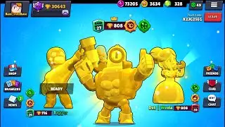 *TRIPLE* Gold Skins in Brawl Stars 💛