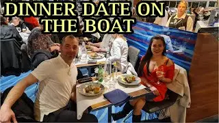 A ROMANTIC DINNER ON THE BOAT/ Helsingborg Sweden to Helsingör Denmark