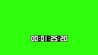 TIME CODE TIMER  video GREEN SCREEN EFFECT{FIM STOCK FX}