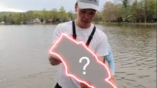 5+ lb bass in BIG rainstorm!