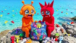 No Escape! Oren & Raddy Battle Sprunki on the Rocky Coast 🚨
