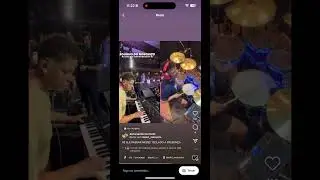 Se ele passar nesse teclado a presença vem 🔥🔥 #vigilia #corinhodefogo #baterista