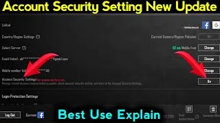 account security settings Go pubg/bgmi new features explained remove trusted device from account