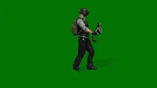 PUBG character Green screen Model Video