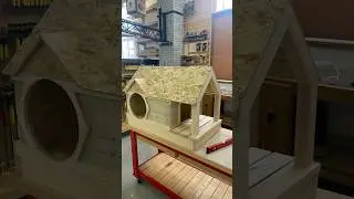 Dog house #dog #doghause #woodworking #build #diy #maker #pappu #pawpatrol #dogshorts #house #home