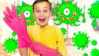 Children's stories about viruses | Adam and Alice wash their hands - rules of conduct for children.