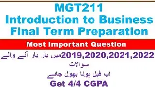 Mgt211 Final Term Preparation|Mgt211 past paper final term|Mgt211 final term important question