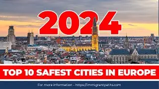 Top 10 Safest Cities in Europe to Visit & Live In 2024 🌍 | Travel & Study Destinations