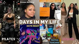 VLOG: PRADA EVENT, KOREAN SKINCARE, PILATES, DATE NIGHT, WORKOUT WITH ME + COOKING
