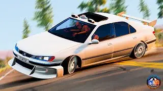 Satisfying Rollover Crashes #73 - BeamNG drive CRAZY DRIVERS