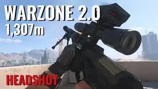 Warzone 2.0 - 1,307.49m Headshot [Former World Record]