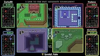 Zarby89 vs thalanee, Tairr vs eLmaGus. ALTTPR Keysanity Tournament 2018