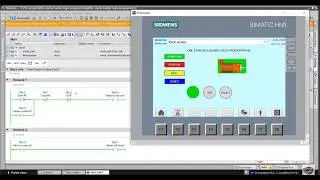 DOL starter PLC & HMI ladder logic in Siemens TIA Portal software