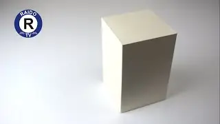 HOW TO MAKE A SQUARE PRISM OUT OF PAPER? RIGHT SQUARE PRISM. | 