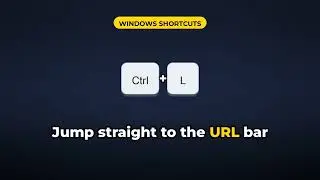 Jump to the Browser Address Bar