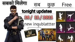 FREE FIRE TONIGHT UPDATE || 26 DECEMBER NEW EVENT || AAJ RAT 12 BAJE KYA AAYEGA || TONIGHT UPDATE FF