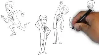 Whiteboard Video Character Adam