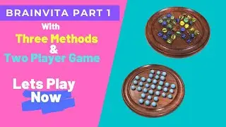 Brainvita Golilu Glass Marbles  Goli  Brainvita Solitaire  peg solitaire  Methods in Brainvita 🙏🏻